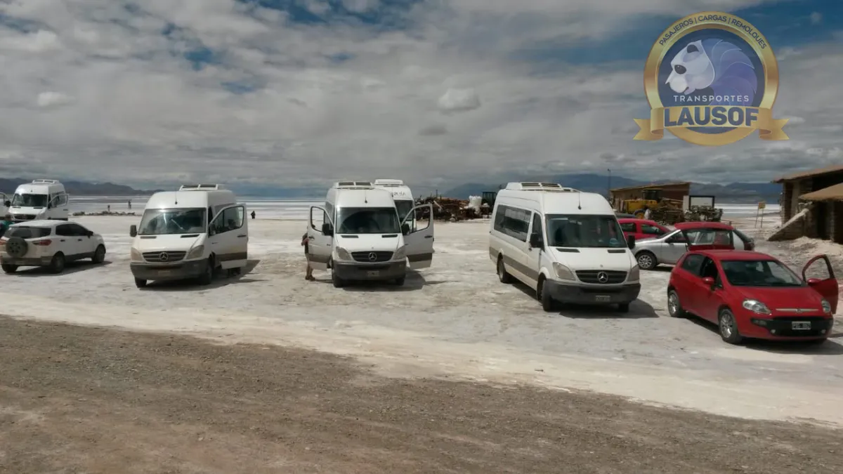 Combis de Lausof en las Salinas Grandes